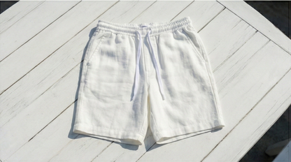 Bermuda de Lino Blanca para Hombre – Royal Club 1989