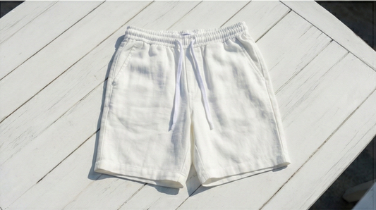 Bermuda de Lino Blanca para Hombre – Royal Club 1989